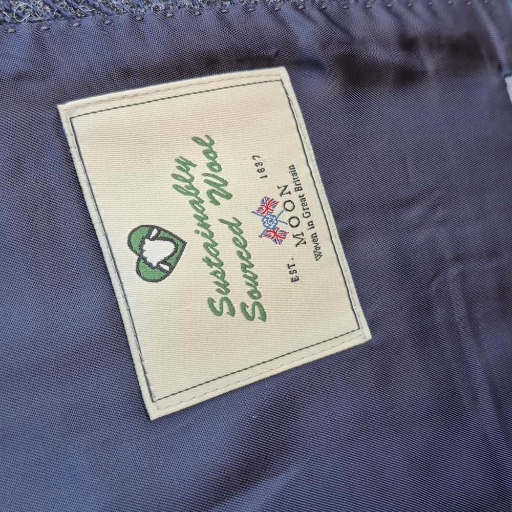 J CREW Ludlow Recent Dark‎ Grey Tweed Weave Blend Moon 44 R Slim Mens Sport Coat - Picture 8 of 10